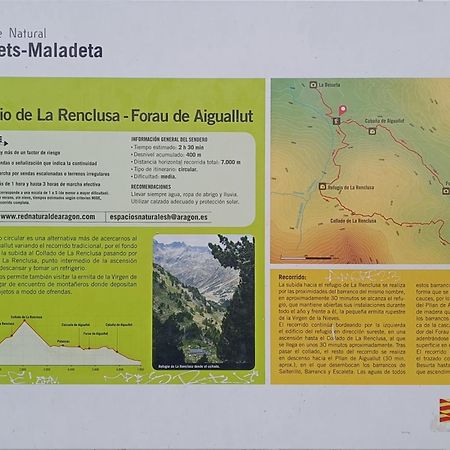 Apartamento El Refugio De Sara Benasque Exteriér fotografie